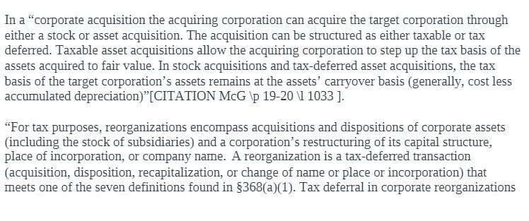 ACCT 311 ACCT311 ACCT/311 Week 6 Discussion - Corporate Acquisitions