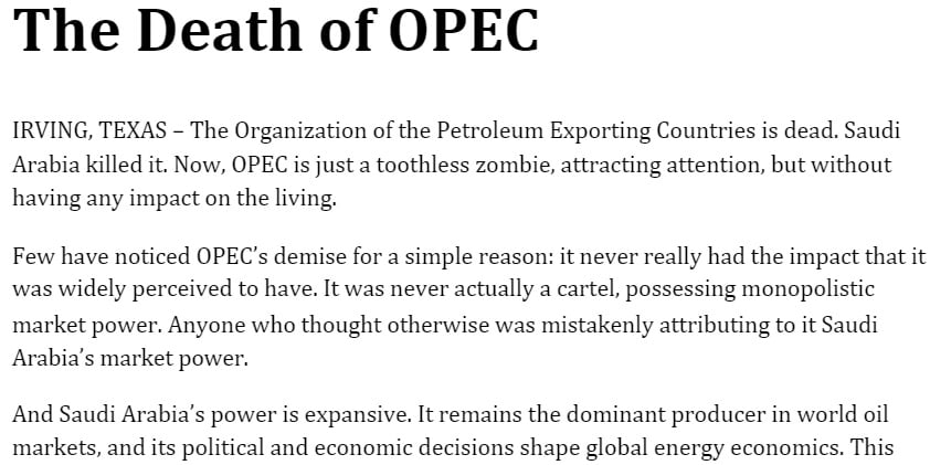 MBA 548 MBA548 MBA/548 The Death of OPEC by Anas Alhajji - Project Syndicate (1).pdf