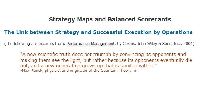 MBA 520 MBA520 MBA/520 Strategy Maps and Balanced Scorecards