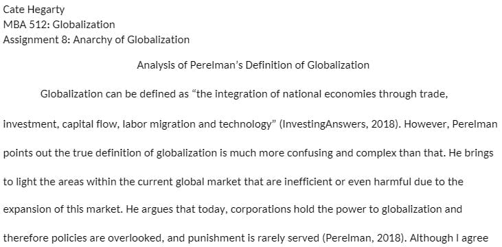 MBA 512 MBA512 MBA/512 Assignment8.docx - Anarchy of Globalization