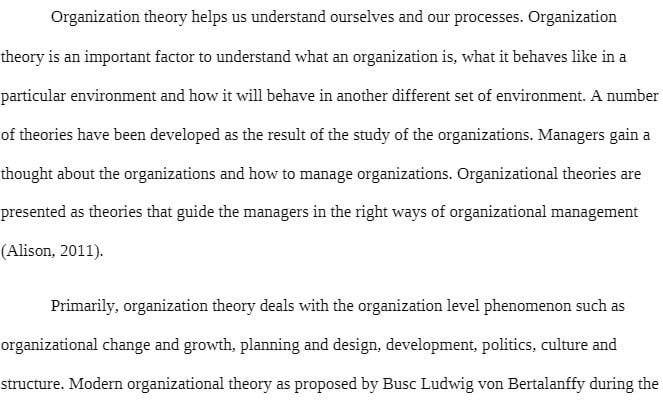 BMGT 364 BMGT364 BMGT/364 Project 1 - Organizational Theory