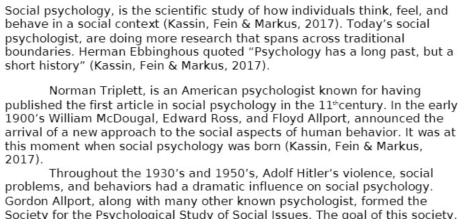 PSYCHOLOGY (S06V) PSYCHOLOGY(S06V) Social psychology - Ashworth College