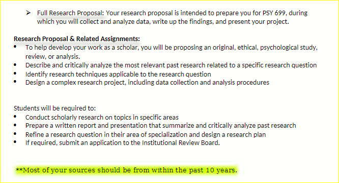 PSY699 PSY 699 CAPSTONE - RESEARCH PROPOSAL.docx- Snhu